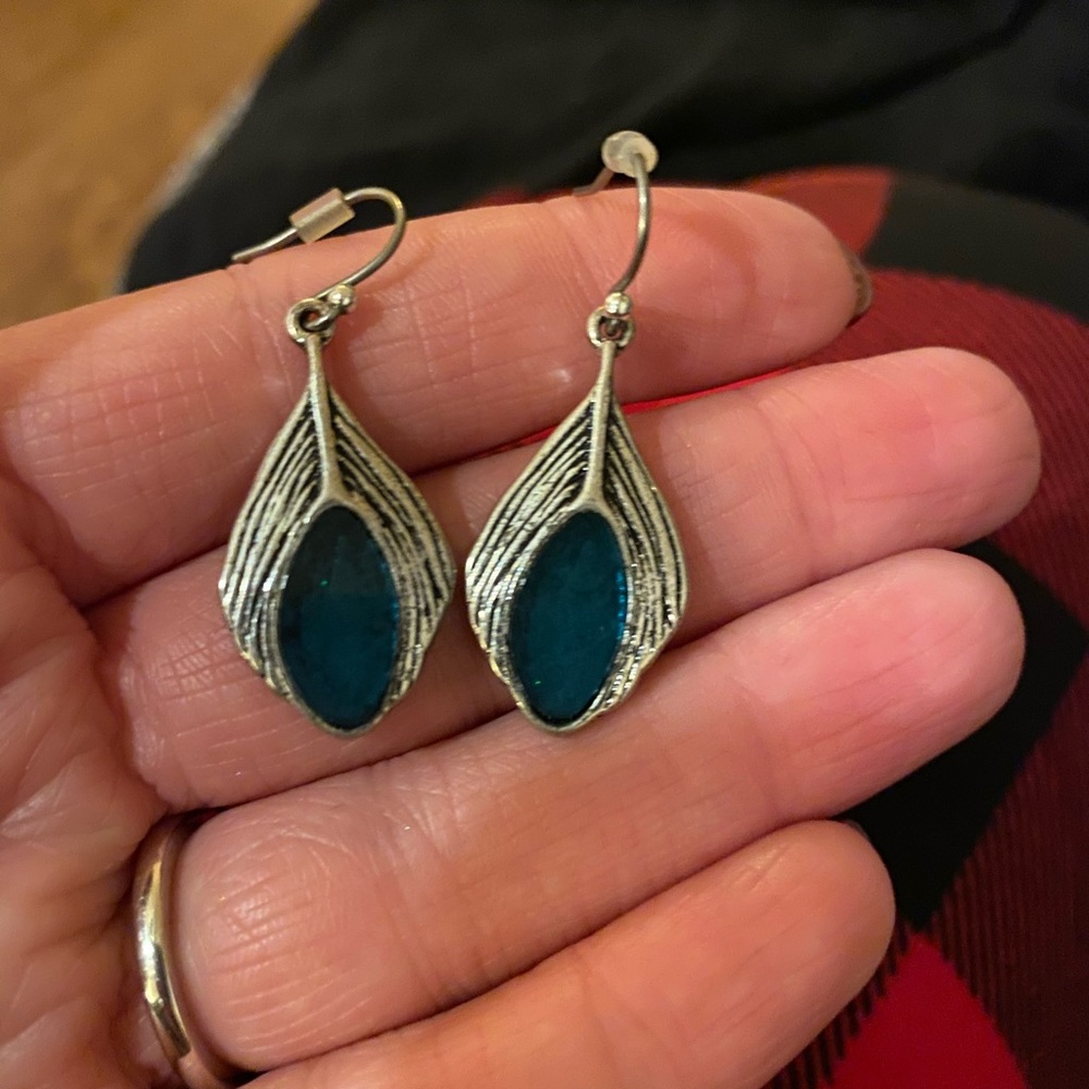 ❗️SOLD❗️Lucky Brand Peacock Earrings